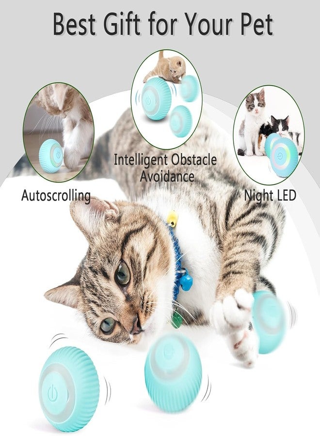 TORIOX Smart Interactive Cat Toy - Newest Version 360 Degree Self Rotating Ball, Wicked Ball, Build-in Spinning Led Light, Stiulate Hunting Instinct for Your Kitty - Image 3